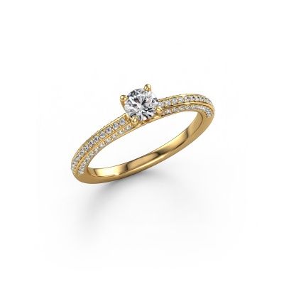 Verlovingsring Elenore rnd 585 goud lab-grown diamant 0.30 crt
