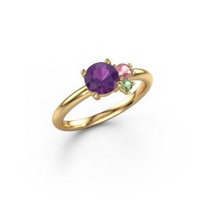 Ring Anouk 585 gold amethyst 6 mm