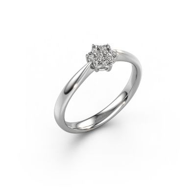 Bague de fiançailles Chantal 1 950 platine diamant 0.02 crt