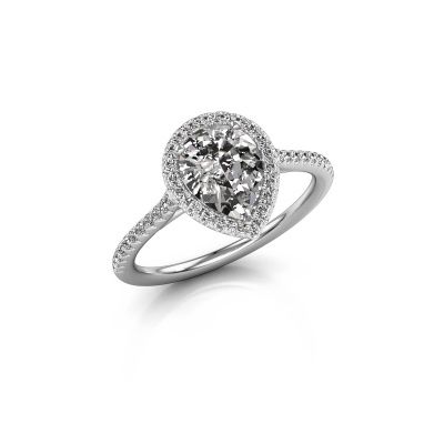 Verlovingsring Seline per 2 950 platina diamant 1.295 crt