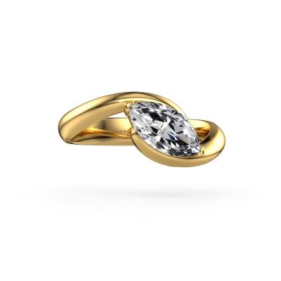 Engagement ring Aida MRQ 585 gold lab grown diamond 1.00 crt