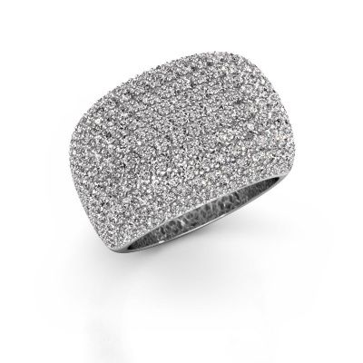 Ring Kira 585 witgoud diamant 3.86 crt