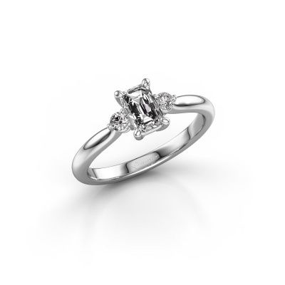 Verlovingsring Lieselot EME 585 witgoud diamant 0.76 crt