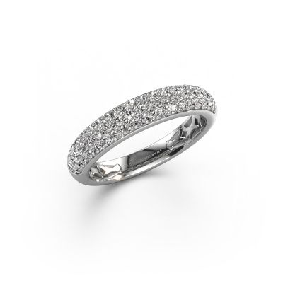 Ring Emely 4 950 Platin Zirkonia 1.4 mm