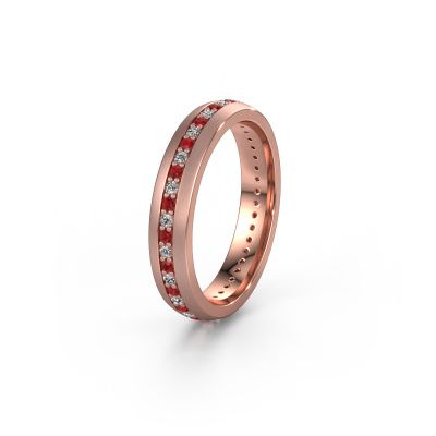 Ehering WH0103L24BM 585 Roségold Rubin 1.3 mm ±4x2 mm