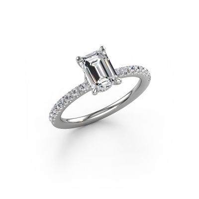 Verlobungsring Crystal EME 4 950 Platin Lab-grown Diamant 1.46 crt