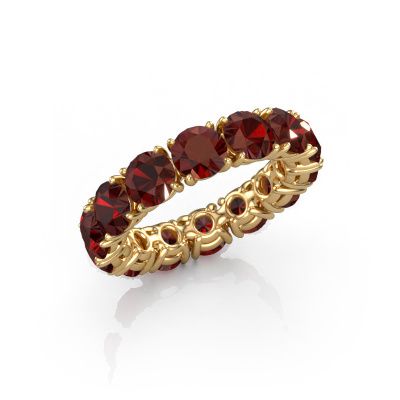 Ring Vivienne 5.0 585 gold garnet 5 mm