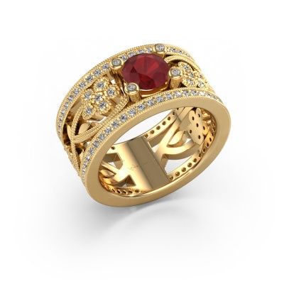 Ring Severine 585 gold ruby 6 mm