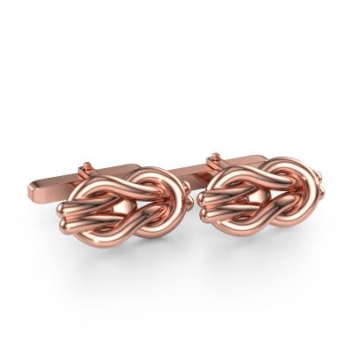 Cufflinks Knot 585 rose gold