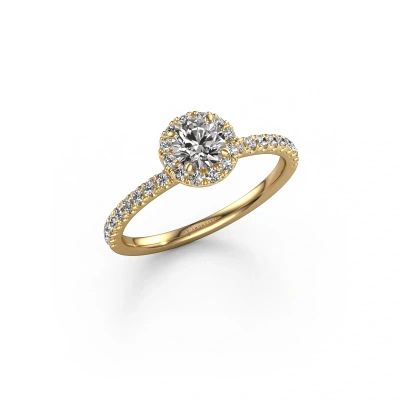 Verlovingsring Miranda RND 585 goud diamant 0.76 crt