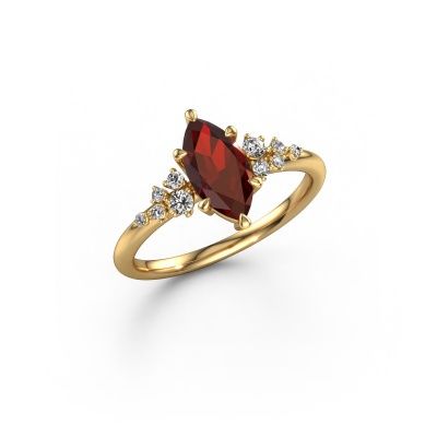 Ring Royce MRQ 585 gold garnet 10x5 mm