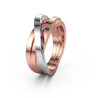 Wedding ring WHR0004M 585 rose gold ±0.39x0.1in