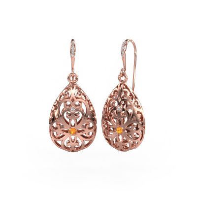 Ohrhänger Idalia 2 585 Roségold Citrin 2 mm