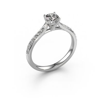 Verlovingsring Mignon cus 2 585 witgoud diamant 0.689 crt