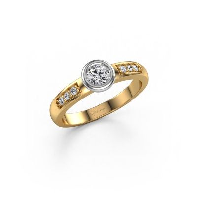 Engagement ring Lieke 585 gold lab grown diamond 0.340 crt