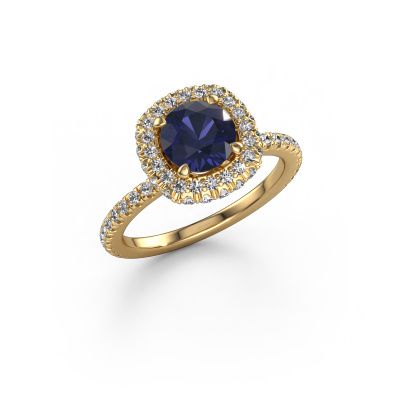 Engagement ring Talitha RND 585 gold sapphire 6.5 mm