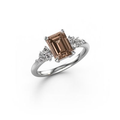 Ring Royce EME 585 white gold brown diamond 1.953 crt