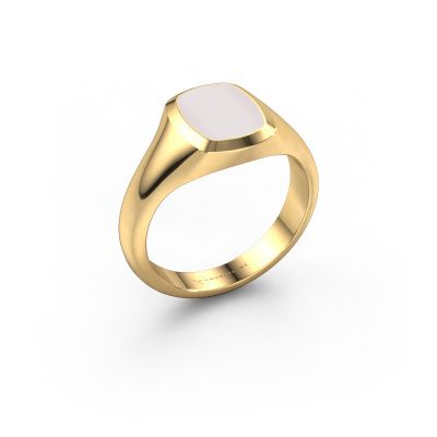 Pinky ring Benjamin 1 585 gold red sardonyx 10x8 mm