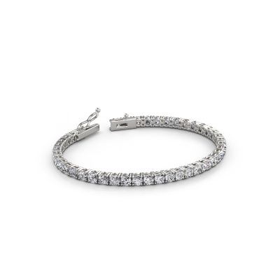 Tennis bracelet Shirley 3.7 diamond 585 white gold 8.20 crt