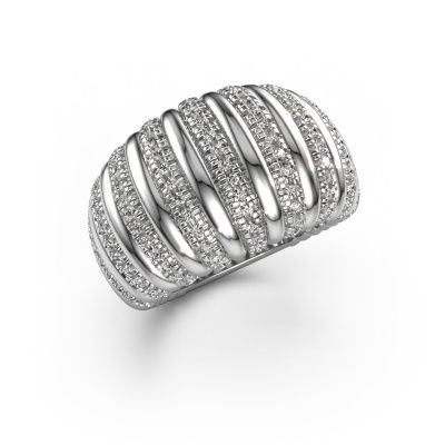 Ring Dawn 14 mm 950 Platin Lab-grown Diamant 0.662 crt