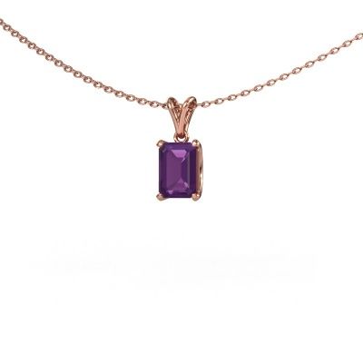 Anhänger Sam EME 585 Roségold Amethyst 7x5 mm