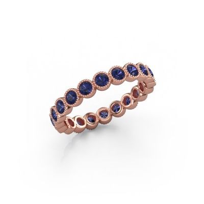 Ring Mariam 0.05 585 rose gold sapphire 2.4 mm