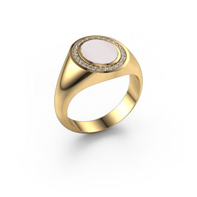 Pinky ring Adam 1 585 gold red sardonyx 10x8 mm