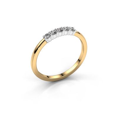 Ring Yasmin 5 585 goud diamant 0.15 crt