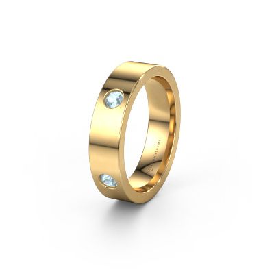 Ehering WH0104L15BP 585 Gold Aquamarin 3 mm ±4x2 mm