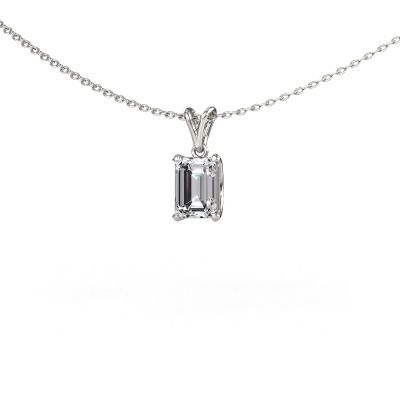 Pendant Sam EME 950 platinum lab grown diamond 1.15 crt