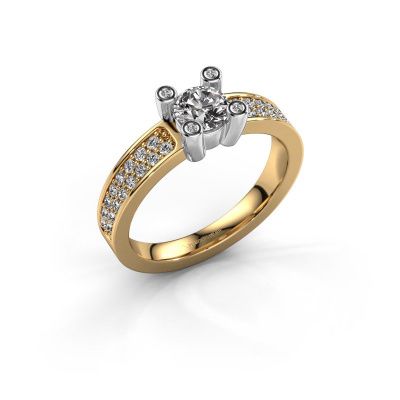 Verlovingsring Florance 585 goud diamant 0.80 crt