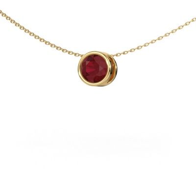 Pendant Lavon RND 585 gold ruby 6.5 mm
