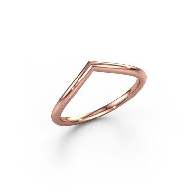 Stackable ring SR30D2 585 rose gold