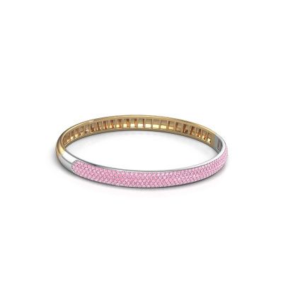 Bracelet Emely 6mm 585 gold pink sapphire 1.2 mm