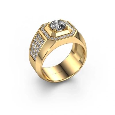 Men's ring Pavan 585 gold diamond 1.918 crt