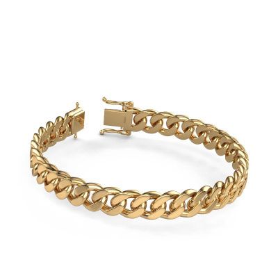 Cuban bracelet ±10 mm 585 gold