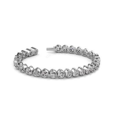 Bracelet tennis Allegra 5 mm 585 or blanc diamant 14.00 crt