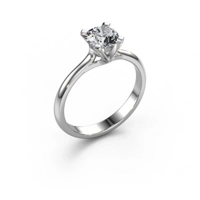 Verlovingsring Isa 1 585 witgoud diamant 0.70 crt