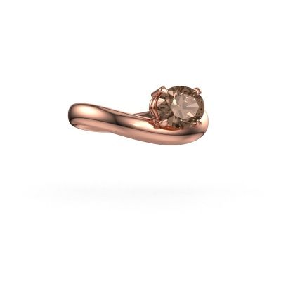 Verlobungsring Floor OVL 585 Roségold Braun Diamant 1.10 crt