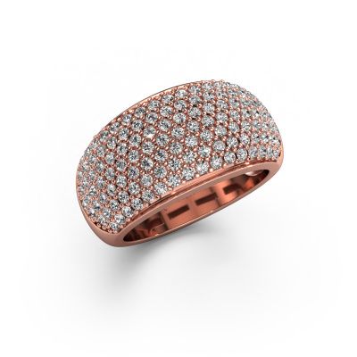 Ring Kati 585 Roségold Zirkonia 1.3 mm