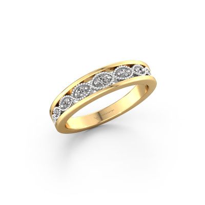 Stackable ring Laine 585 gold lab grown diamond 0.125 crt