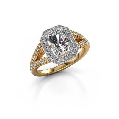 Verlovingsring Angelita RAD 585 goud diamant 1.457 crt