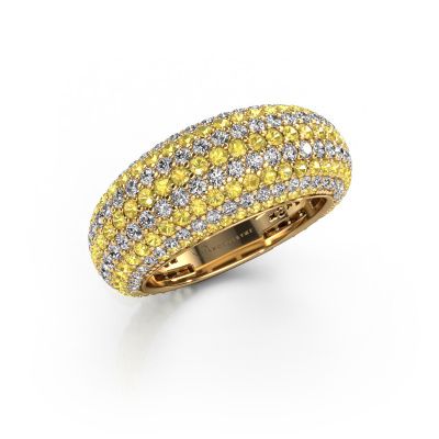 Ring Lyndia 585 Gold Gelb Saphir 0.8 mm
