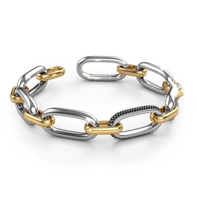 Glieder Gliederarmband Harmony 2 15 585 Weißgold Schwarz Diamant