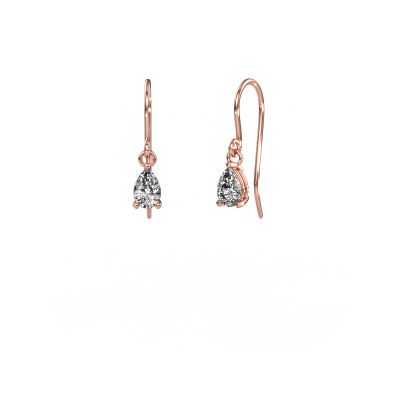 Pendants d'oreilles Laurie PER 1 585 or rose diamant 0.45 crt