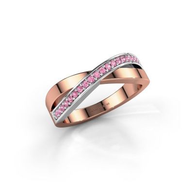 Ring Kaley 585 Roségold Pink Saphir 1.2 mm