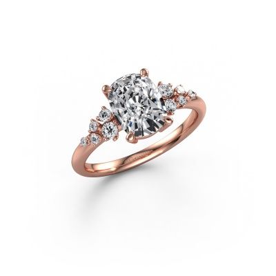 Engagement ring Royce CSH 585 rose gold diamond 2.203 crt