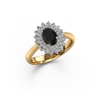Verlobungsring Alina 1 585 Gold Schwarz Diamant 1.05 crt