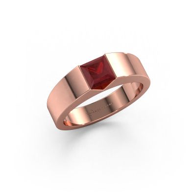 Engagement ring Arlena 1 585 rose gold ruby 4 mm