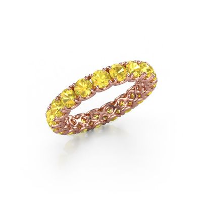 Vorsteckring Estee 3.4 585 Roségold Gelb Saphir 3.4 mm